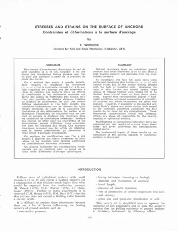 Más sobre Esfuerzos y deformaciones en la superficie de anclajes.